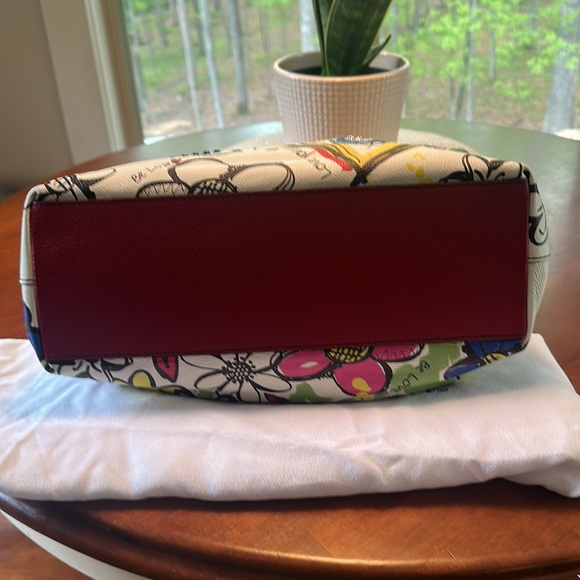 NWT Brighton Scribble Garden Large Bag - Picture 5 of 9